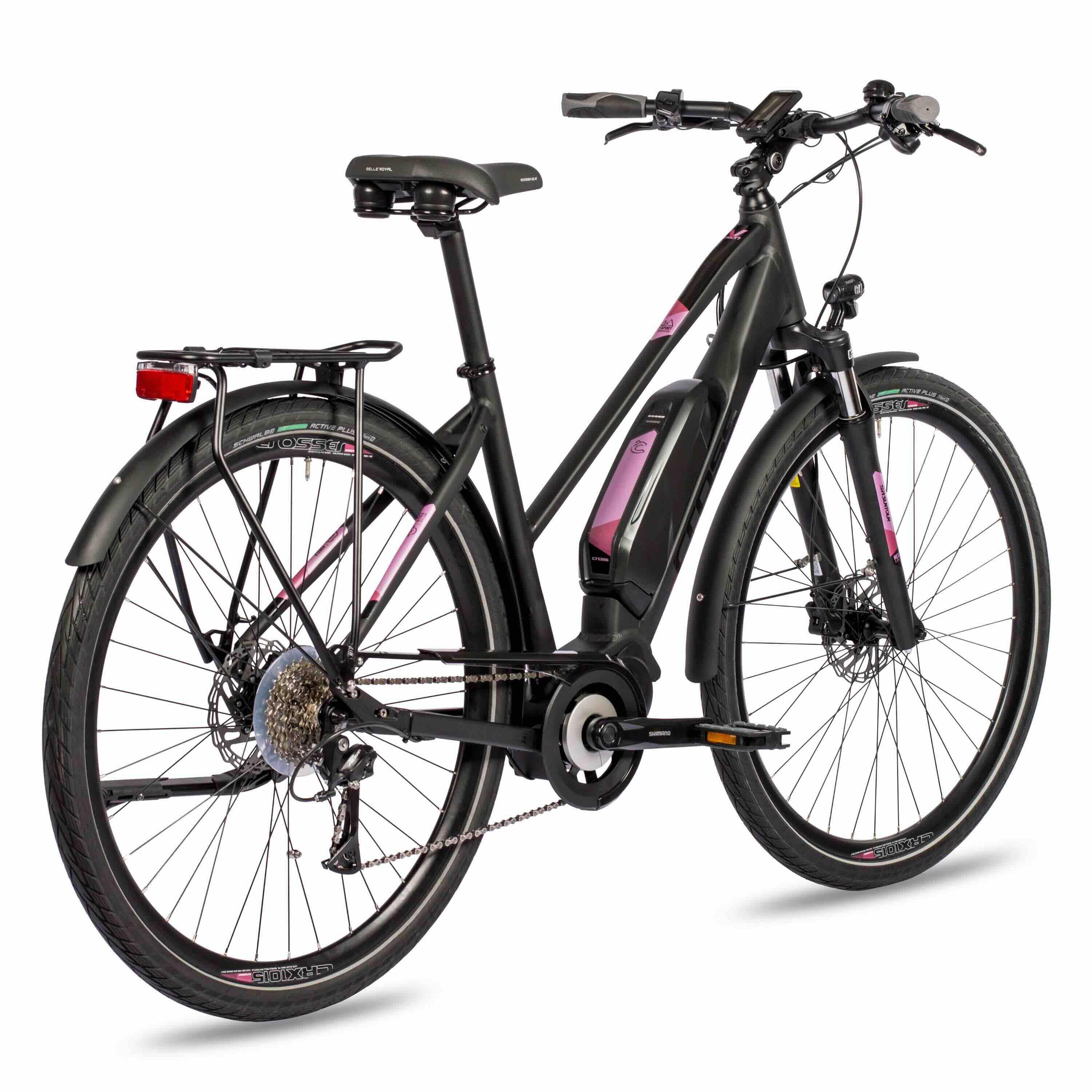 28" BICICLETTA DA TREKKING ELETTRICA DA DONNA V-TRON SHIMANO STEPS E-5000 418 WH 2/4