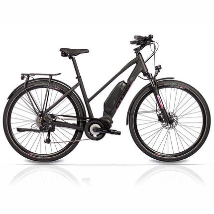 28" DAMES VÉLO ÉLECTRIQUE TREKKING V-TRON SHIMANO STEPS E-5000 418 WH 9 VITESSES