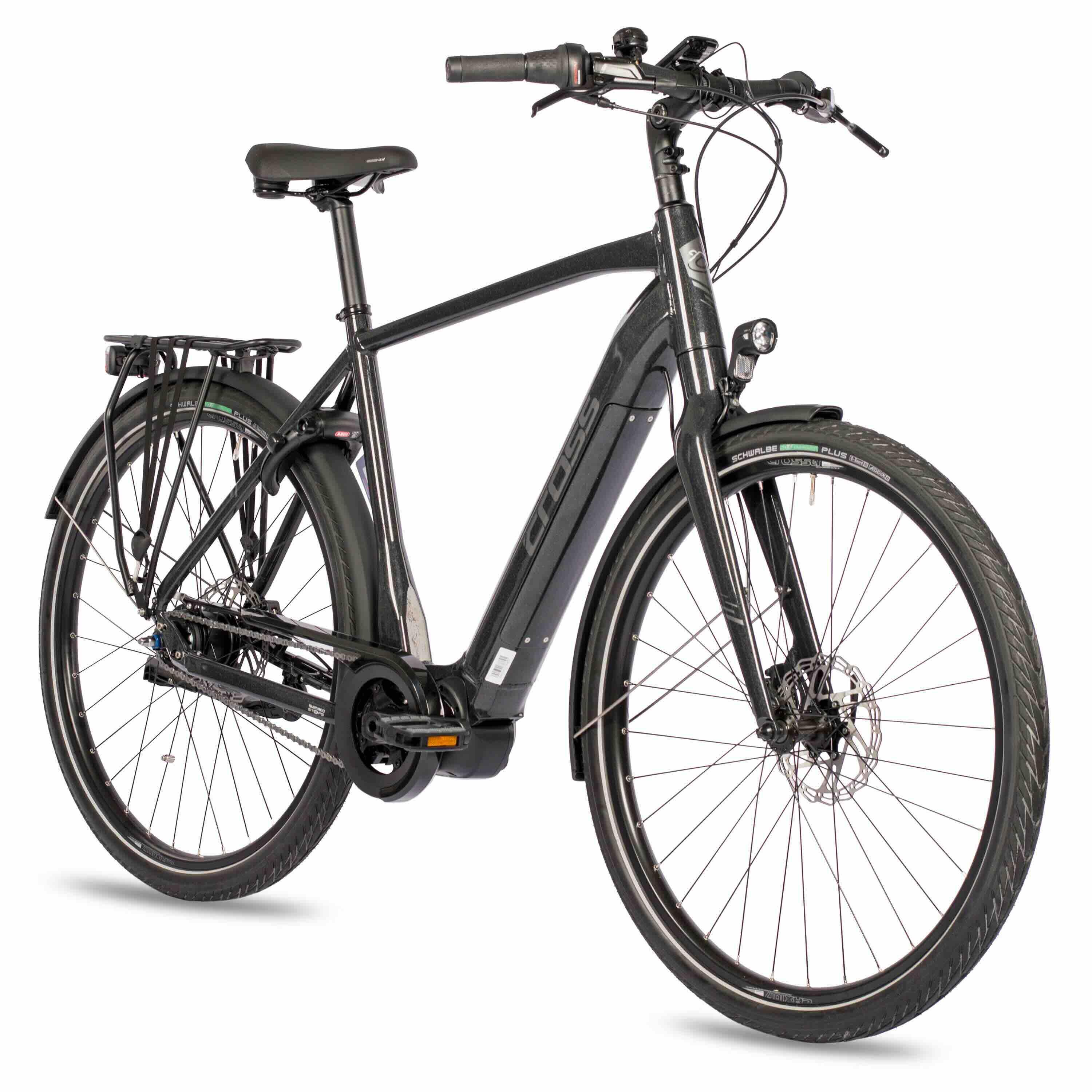 28" E-Bike Herren CIty Fahrrad NOVA SHIMANO STEPS E-6100 504Wh 8 x GANG SHIMANO 2/4