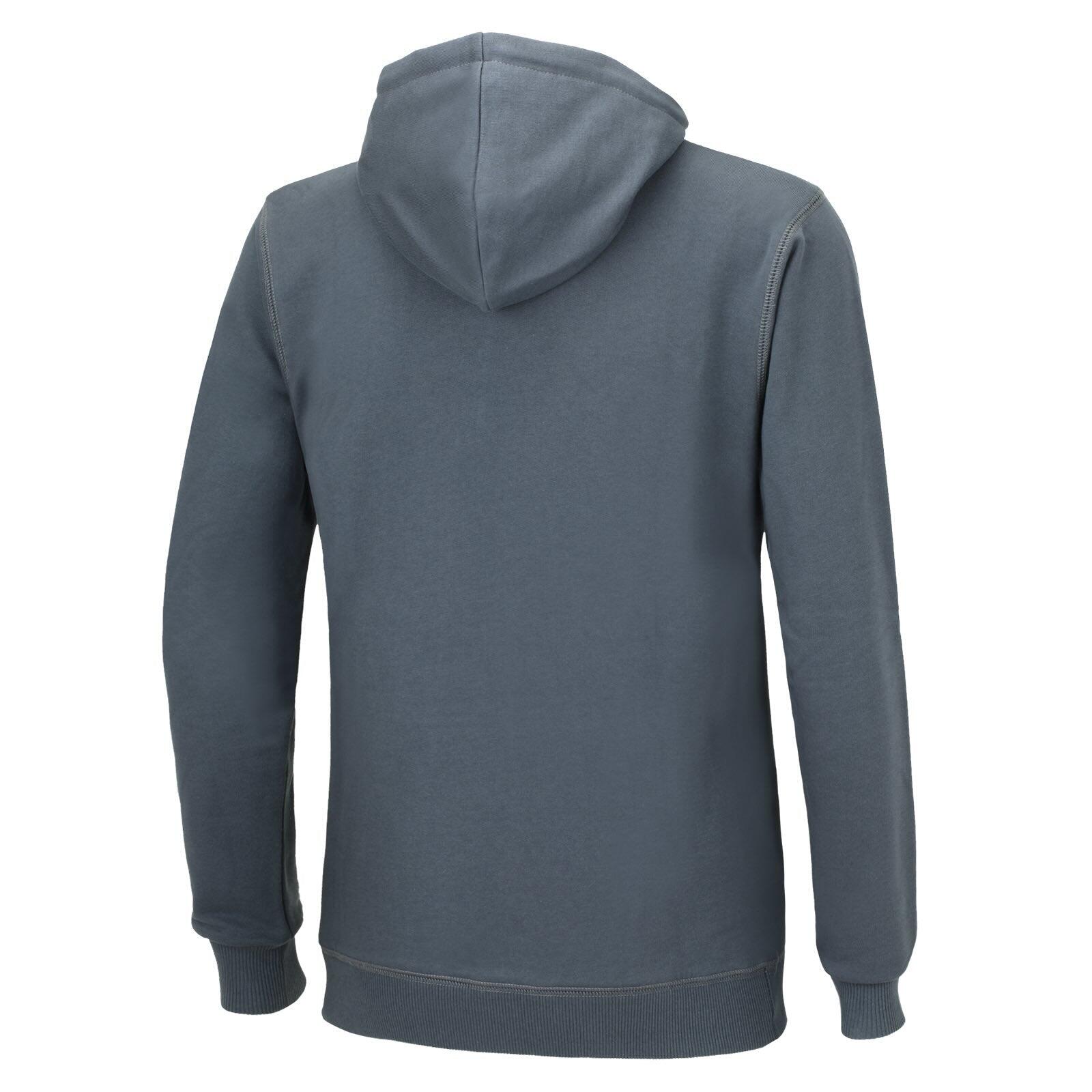 Winter Sweatshirt Crew Team Pro mit Kapuze und Zip Dunkelgrau 2/3