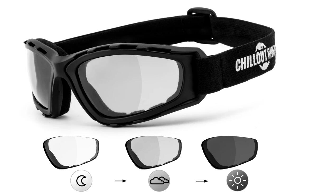 Sportbrille | CR005 | selbsttönend, gepolstert | beschlagfrei 3/4