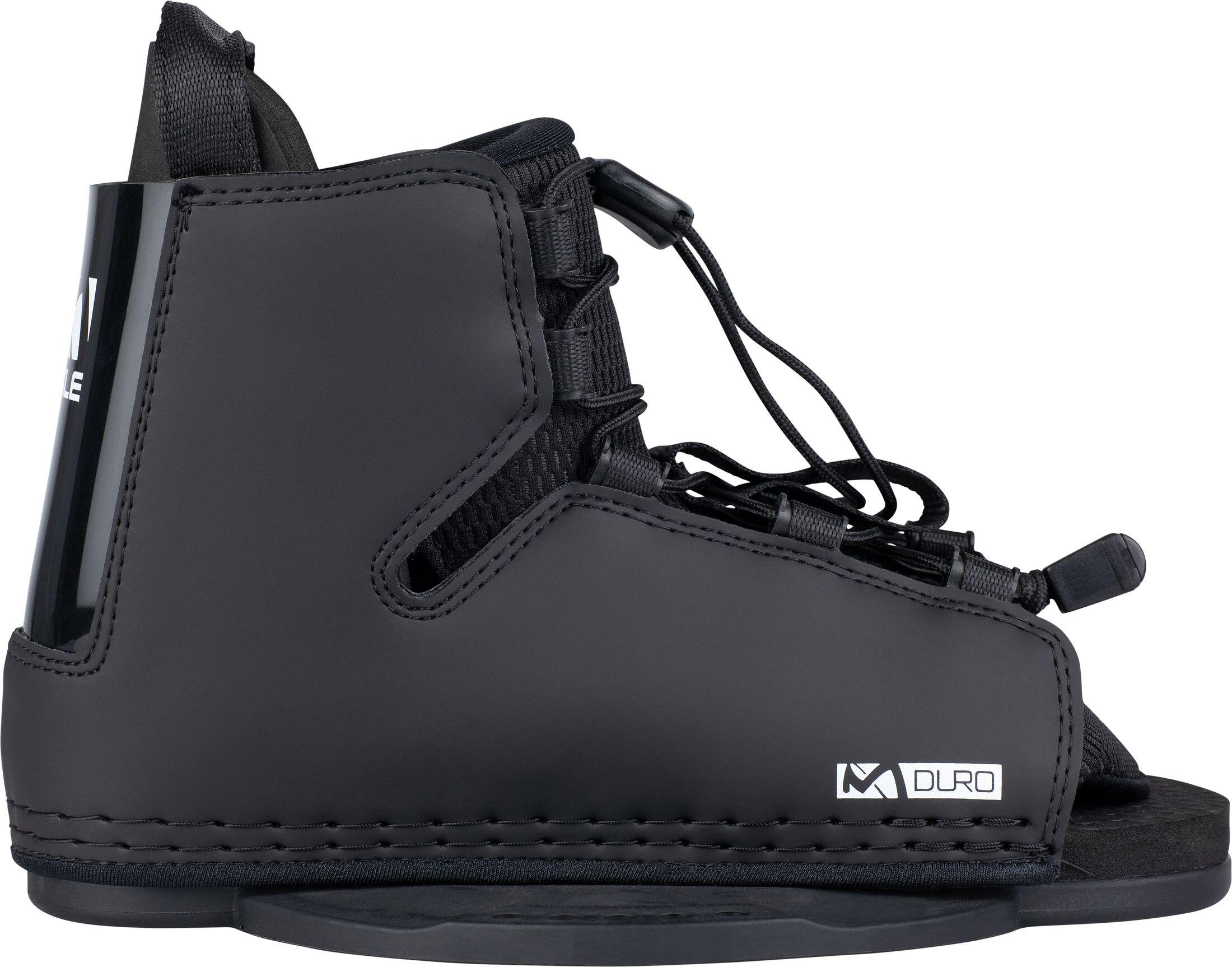 Wakeboard Bindung Duro Open-Toe Schnürung Kinder schwarz 2/7