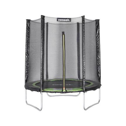 Trampoline 180cm - Cassiopée vert avec son filet de protection - Trampoline de