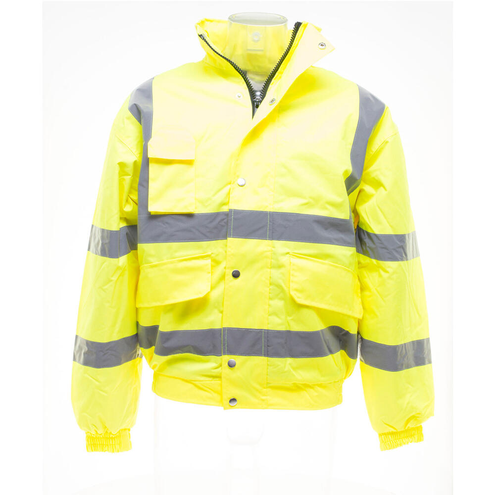 Yoko Mens Hi-Vis Bomber Jacket