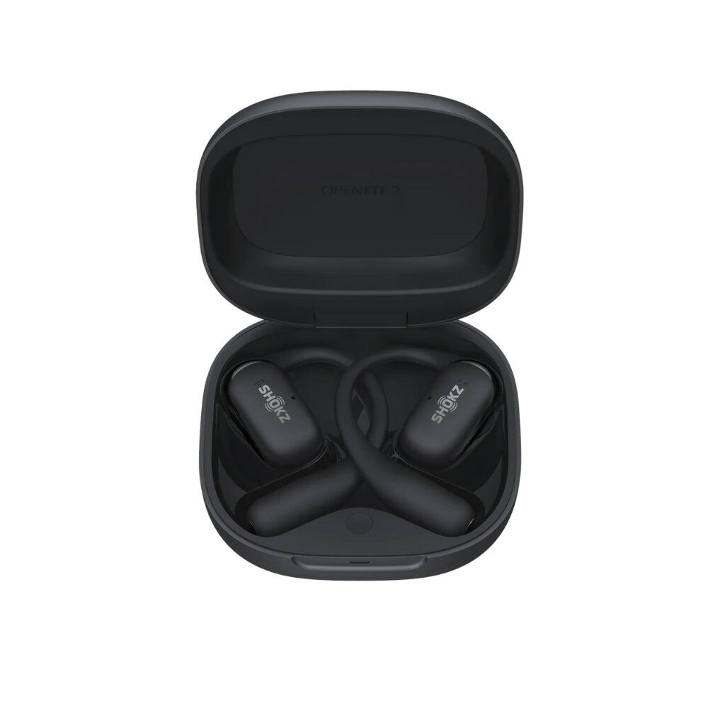 イヤホン openfit2 shokz t920 Shokz OpenFit 2 Open-Ear True Wireless Earbuds (T920)-Black