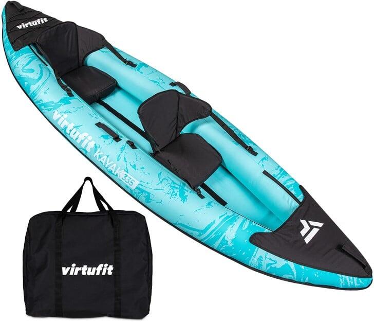 VIRTUFIT Kayak 335 - Turquoise - Met kayak zitjes en draagtas