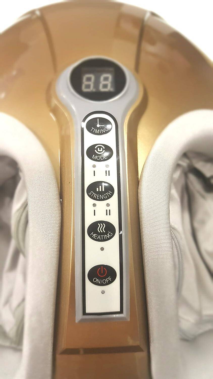 indulge IF-8010 Leg Massager Machine for Pain Relief with Intense Roller Reflexology Massage, Shiatsu, Kneading, Vibration, Rolling & Heating by PowerMax Fitness -  3