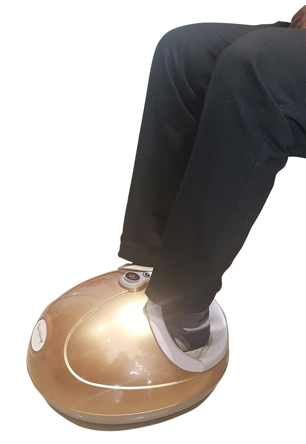 indulge IF-8010 Leg Massager Machine for Pain Relief with Intense Roller Reflexology Massage, Shiatsu, Kneading, Vibration, Rolling & Heating by PowerMax Fitness -  2