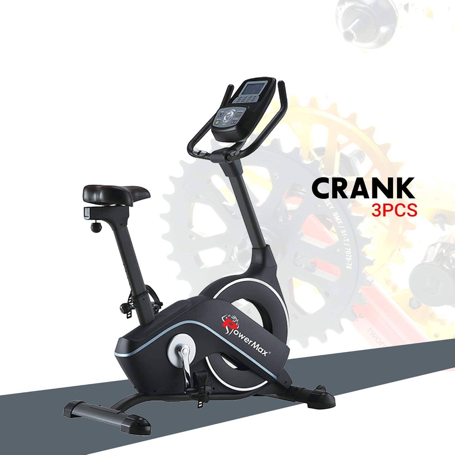 Powermax Fitness BU-900 Magnetic Upright Bike for home use -  4