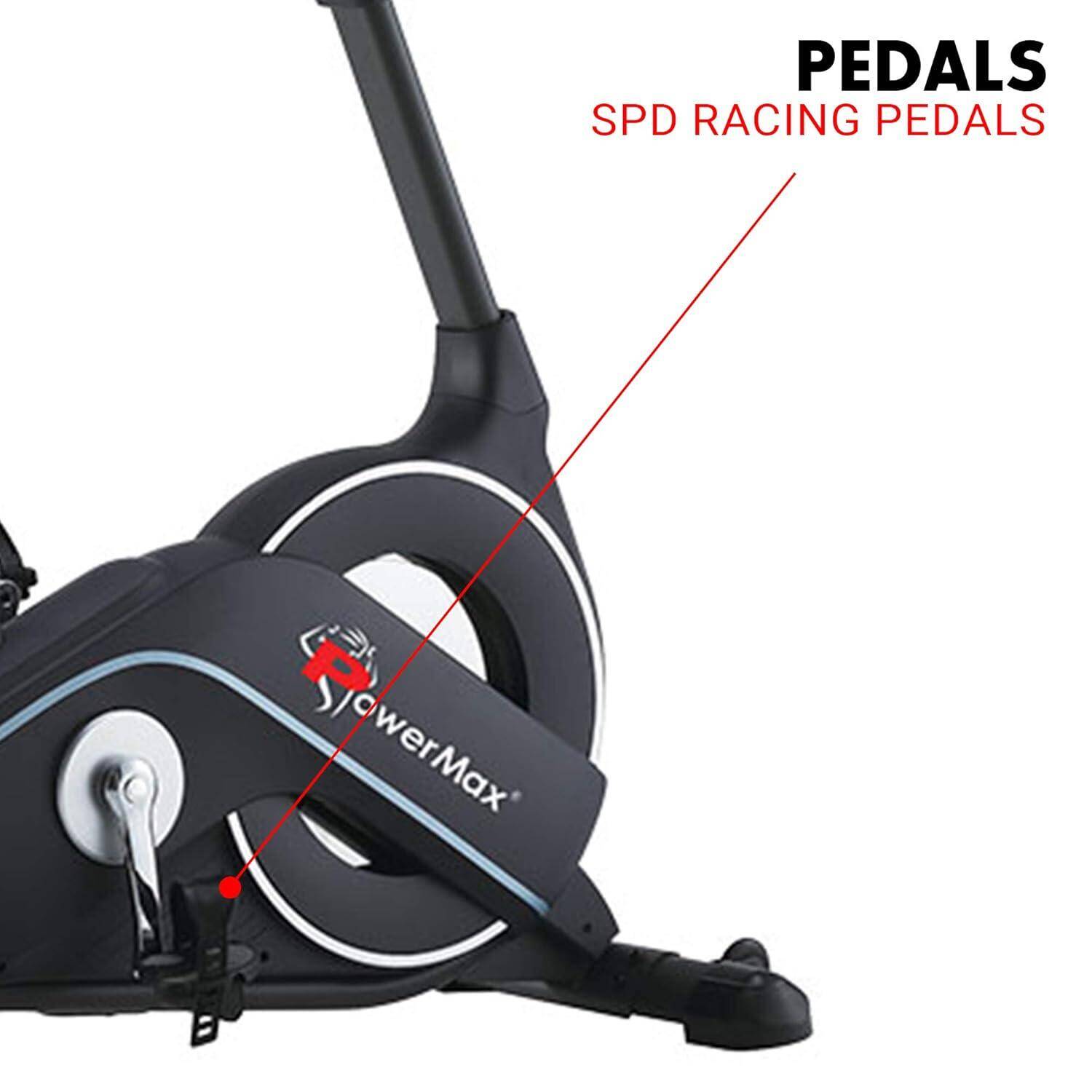 Powermax Fitness BU-900 Magnetic Upright Bike for home use -  5