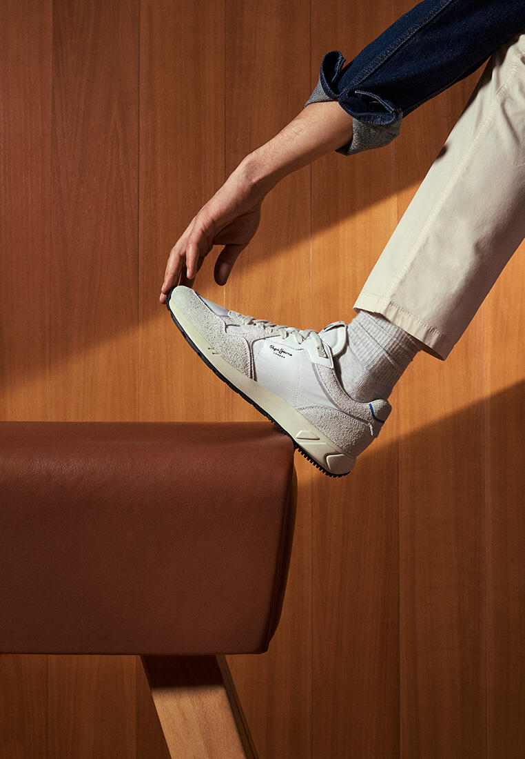Chaussure de randonnée Baskets Femme Pepe Jeans MARLON DIVIDED W Blan 5/5