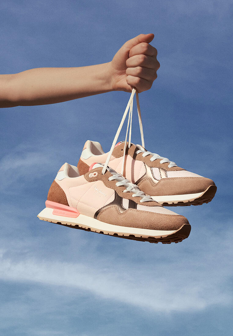 Chaussures Deportivas Mujer Pepe Jeans BRIT CAMP W Bleu 5/5