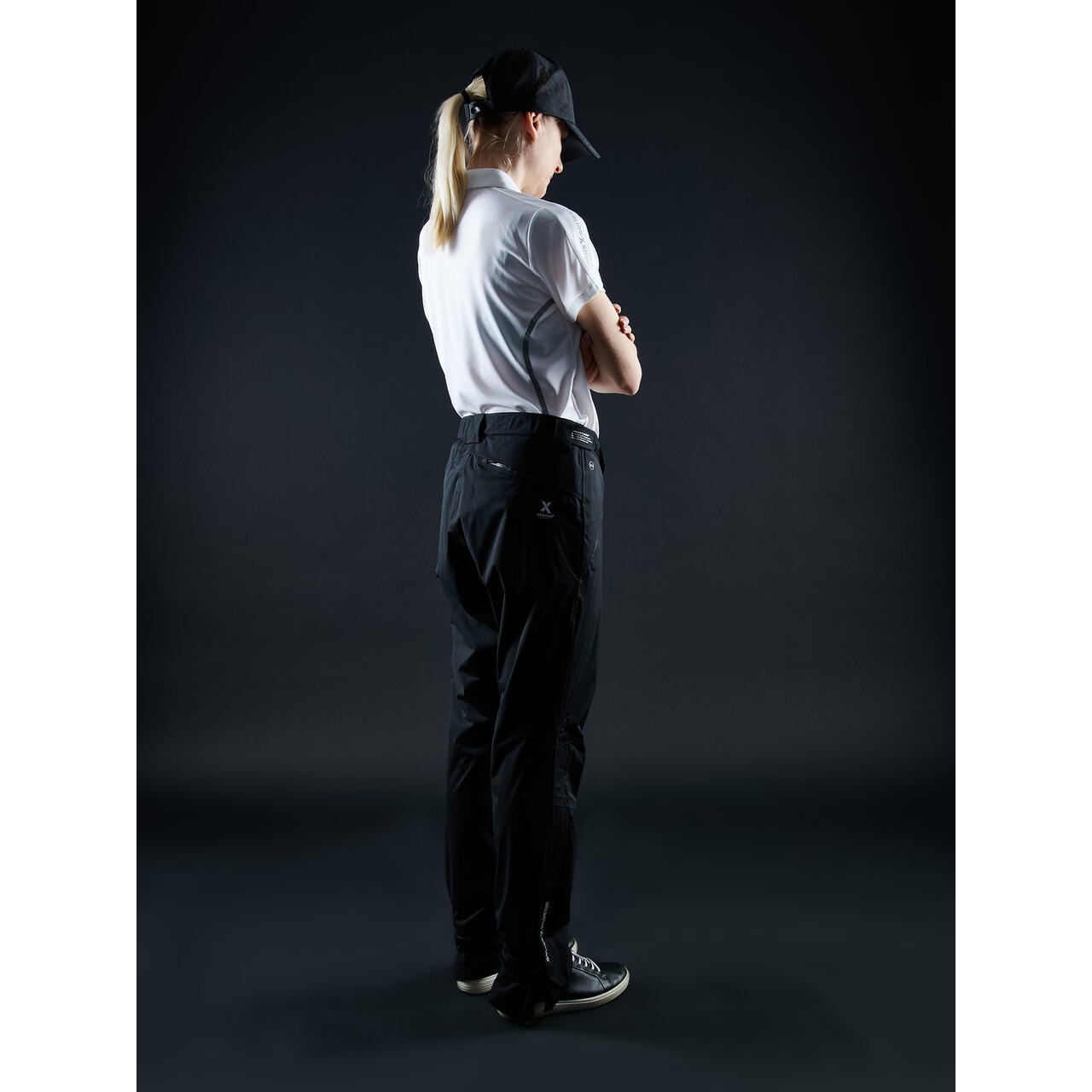 Korte regenbroek voor dames Abacus LDS Pitch 3/3