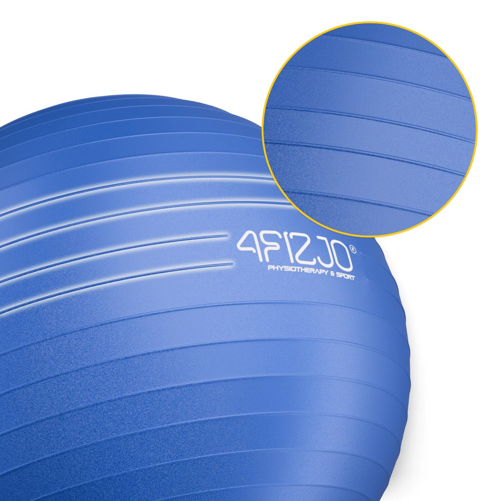 Gymnastikball aufblasbar Reh-Ball 4FIZJO Rehabilitationsball 7/7