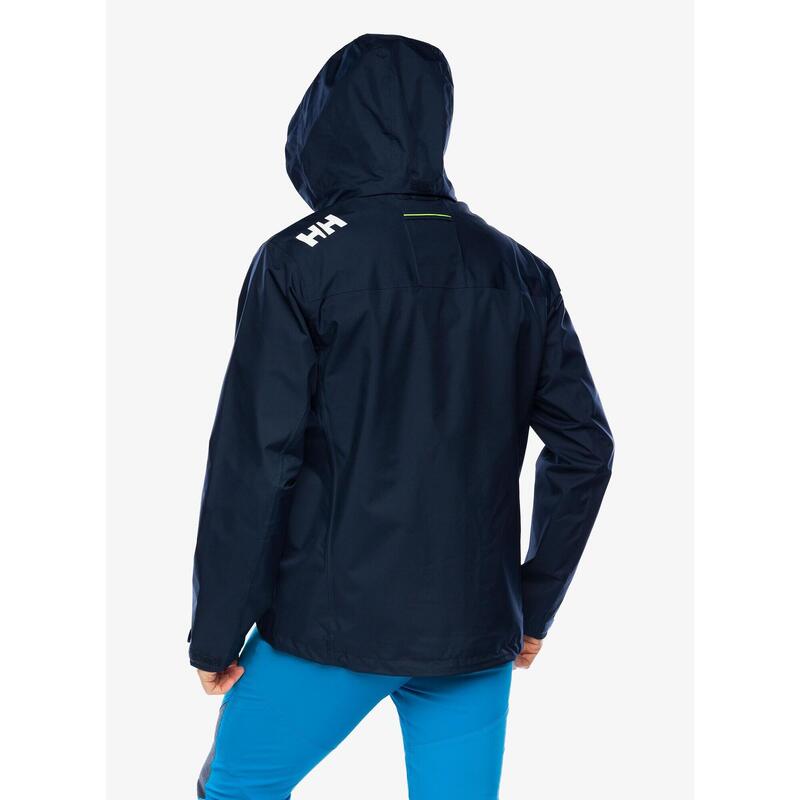 Jachetă impermeabilă Helly Hansen Crew Hooded 2.0 albastru marin