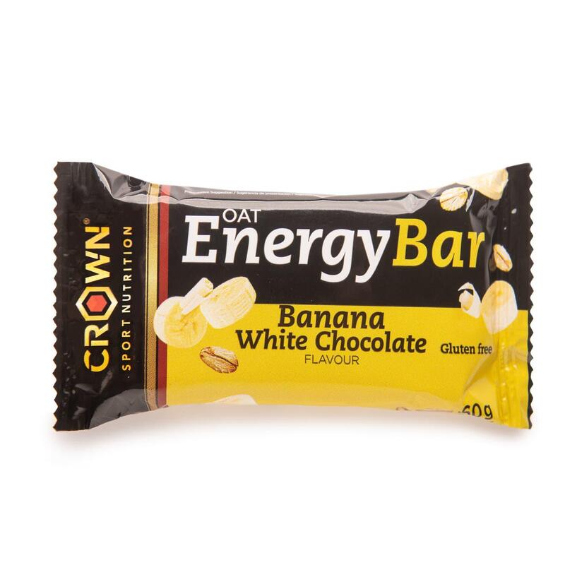 Barrita energética de avena ‘Energy Bar‘ de 60 g Banana y Chocolate blanco