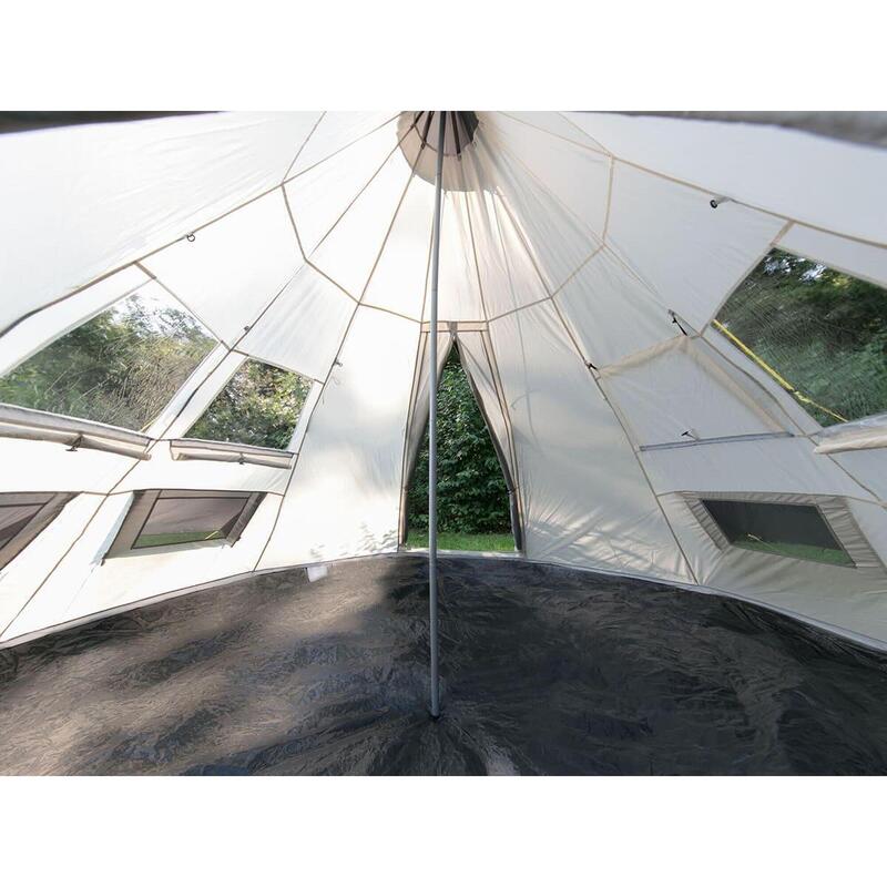 Tente de camping Tipi Goathi 365 Protect - 6 Pers - Hauteur 2,50m - Sol cousu