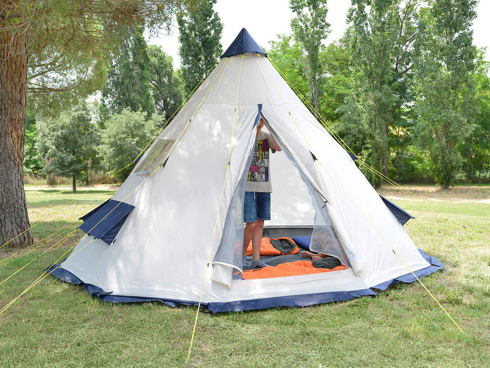 Namiot kempingowy rodzinny Tipi Goathi 365 Protect, 6-osobowy, 1 sypialnia