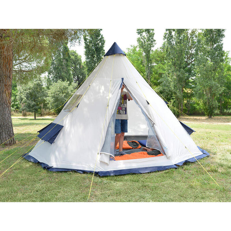 Tente de camping Tipi Goathi 365 Protect - 6 Pers - Hauteur 2,50m - Sol cousu