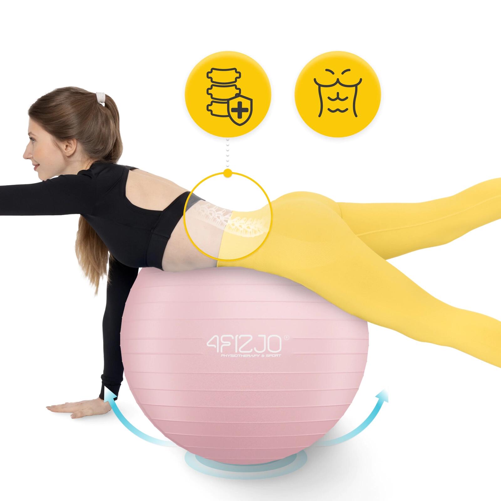 Gymbal revalidatie anti-burst reh ball coördinatie stabilisatie PVC 4FIZJO 6/7