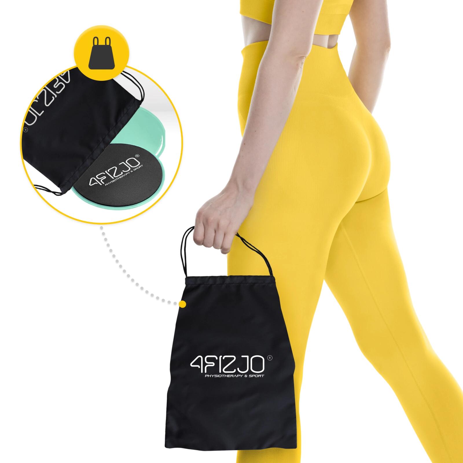 Set 2 dischi scorrevoli SLIDE fitness ABS/EVA 18 cm 4FIZJO 7/7