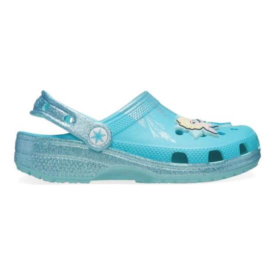 Crocs Zuecos Niños FROZEN ELSA Classic Clog K Azul 32.5