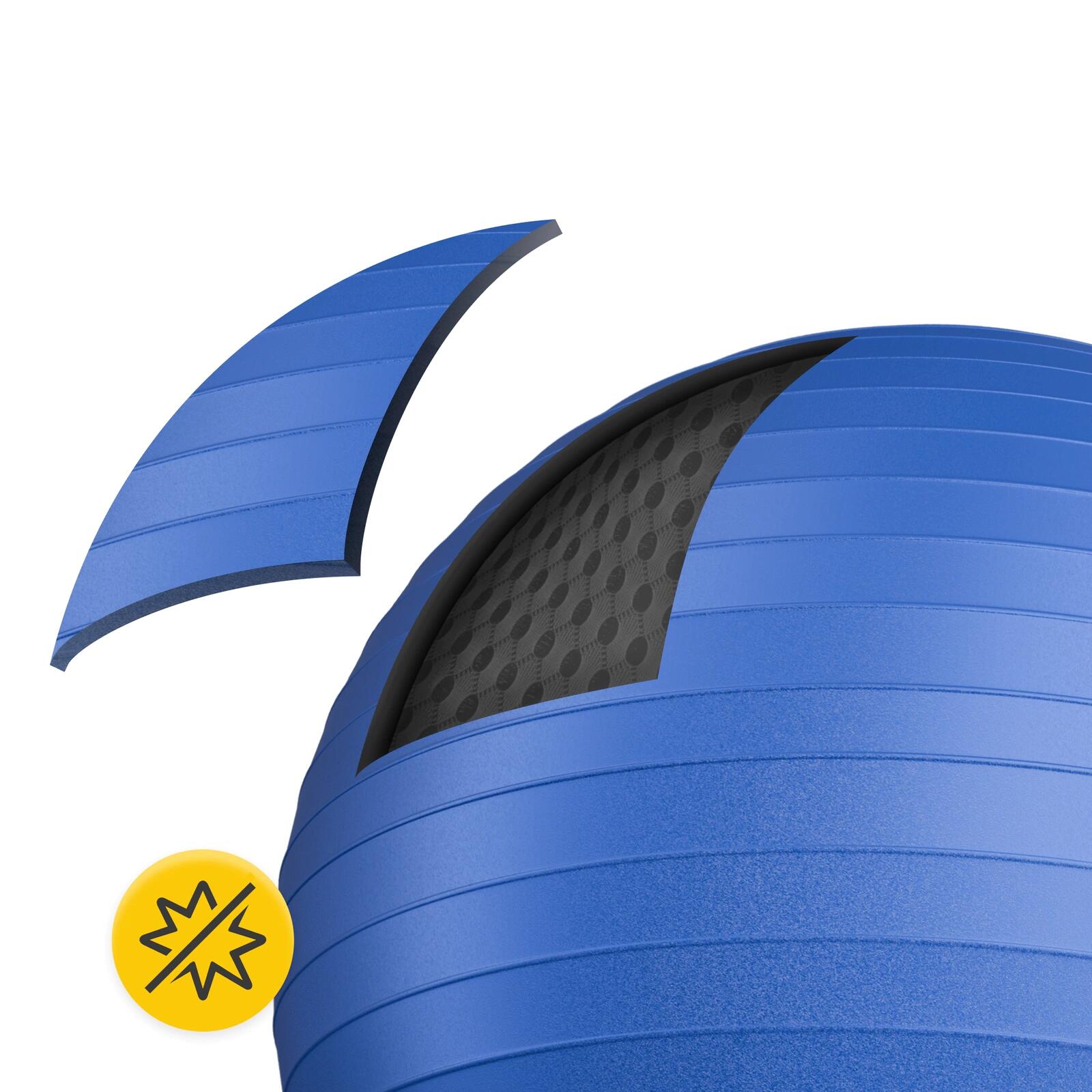 Palla ginnica fitness riabilitativa anti-burst postura 4FIZJO Reh Ball 6/7