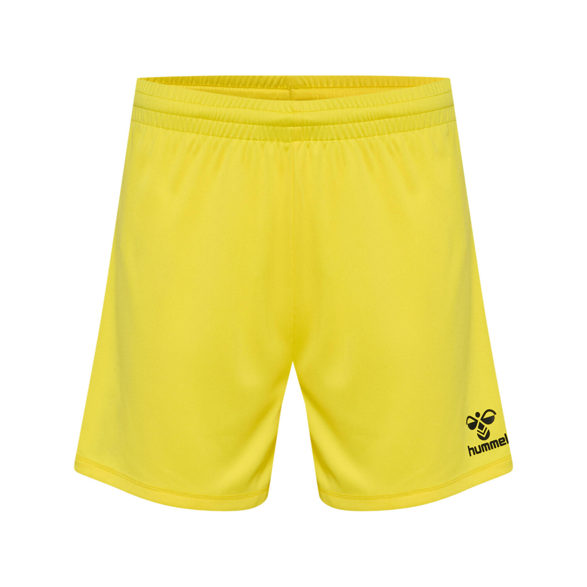 Hummel - Enfiler Short Hmlessential Femme Hummel - Short - Jaune - Decathlon