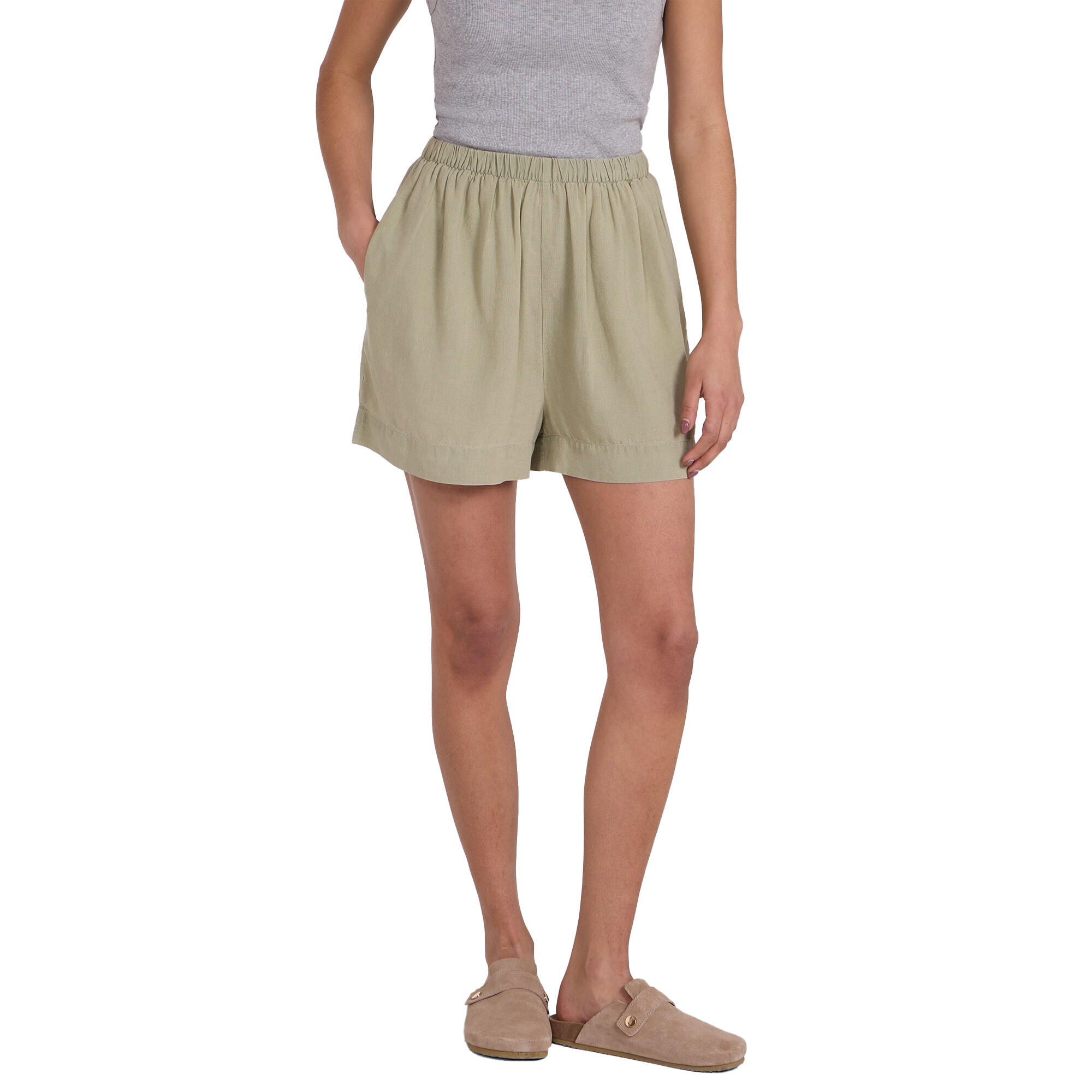 Pantaloncini Donna Animal Nova Verde Pallido 3/3