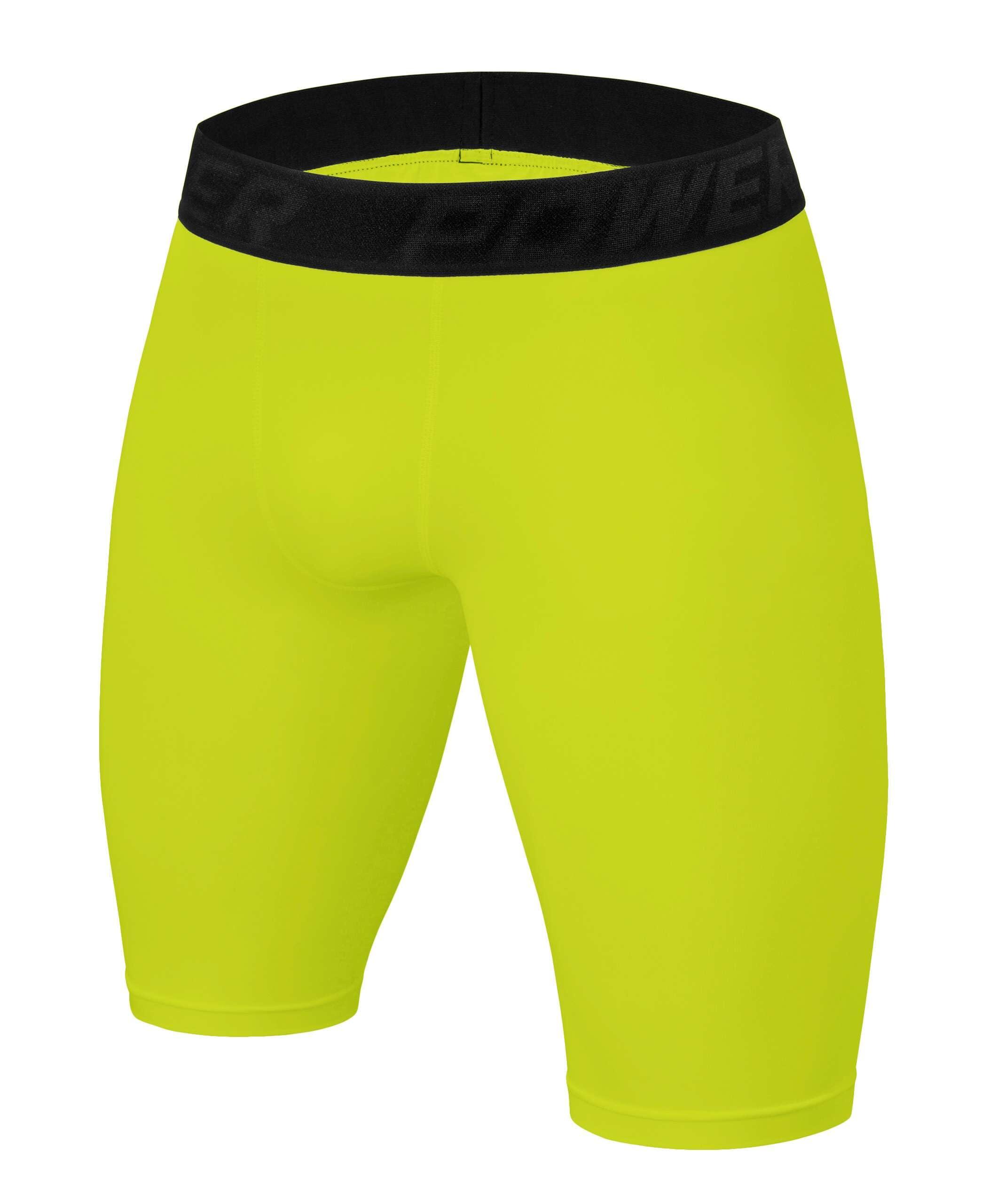 POWERLAYER Herren Kompressionsshorts Langarm – atmungsaktive Basisschicht für jede Sportart