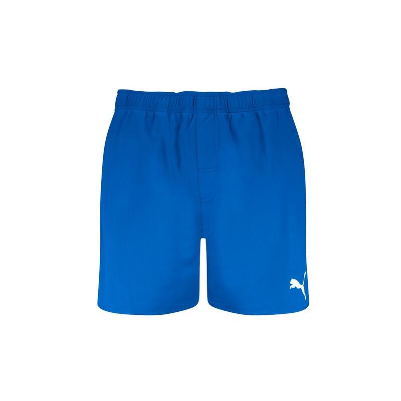Short de bain pour homme, mi-long, bleu vif