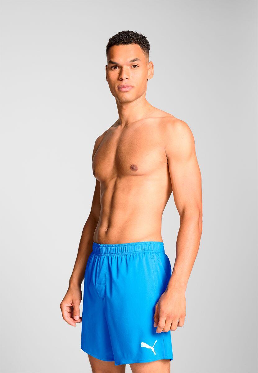 Zwembroek Heren Mid Shorts Vivid Blue 3/6