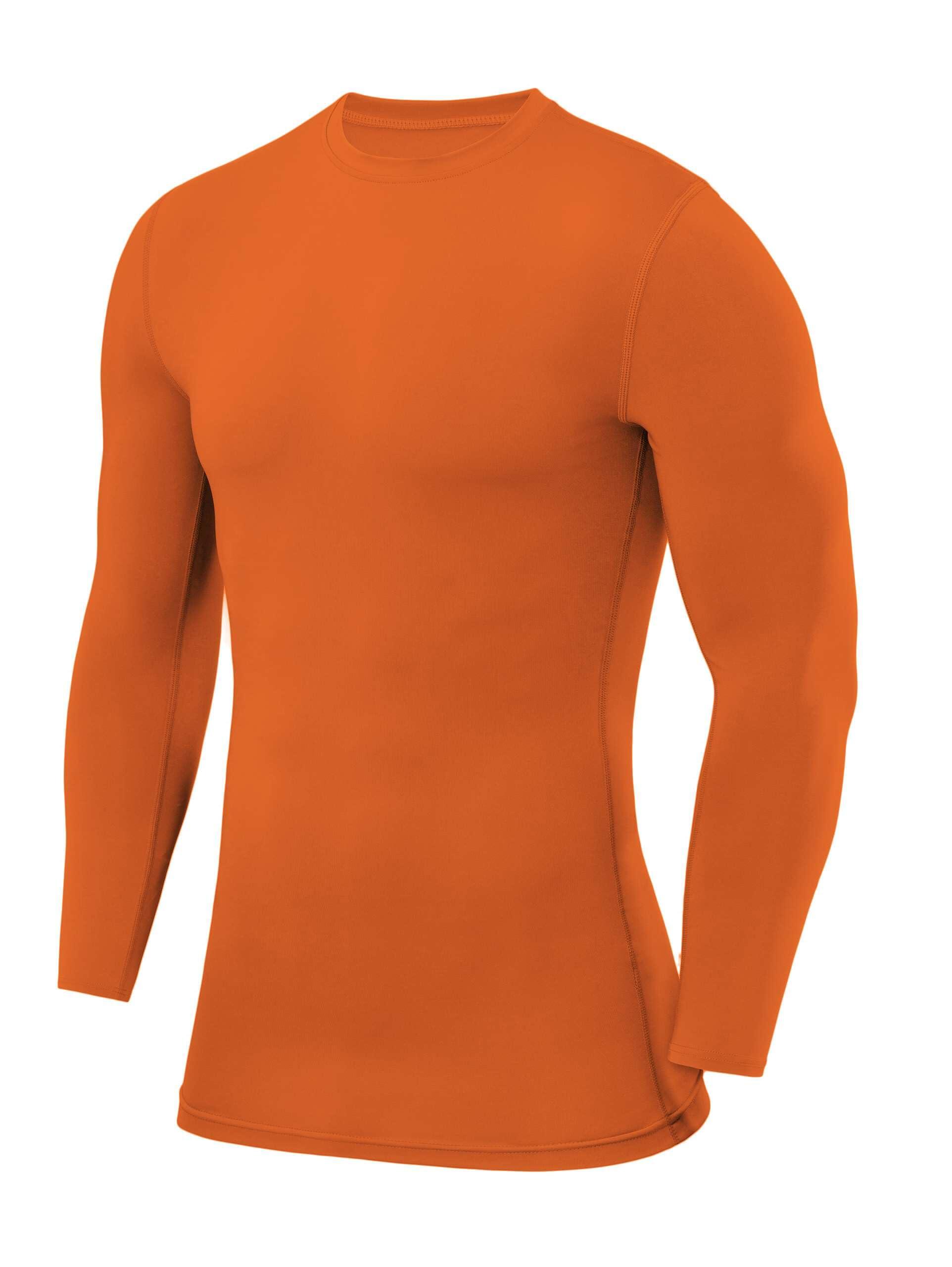 POWERLAYER Herren Kompressionsshirt Langarm – atmungsaktive Basisschicht für jede Sportart
