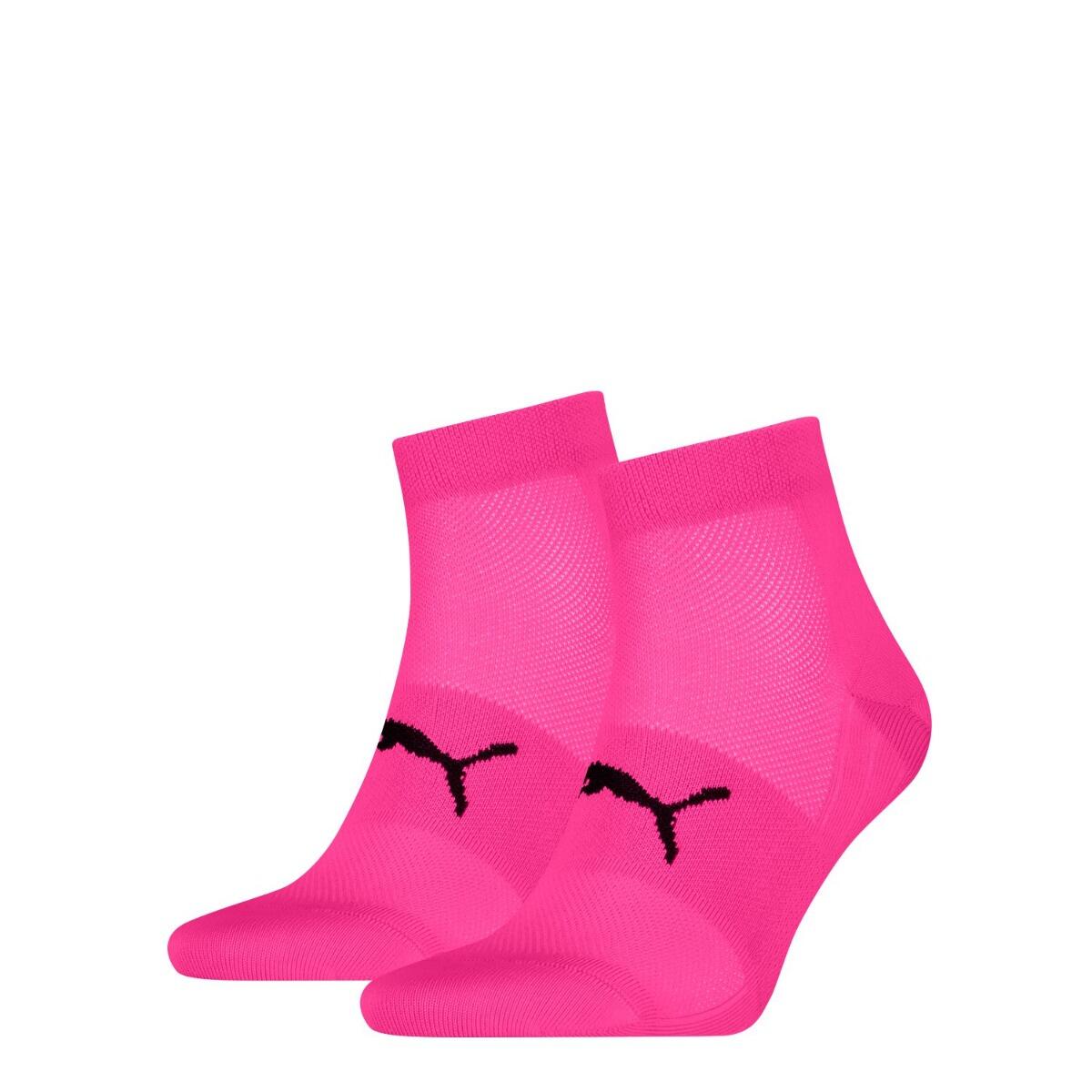PUMA Puma Sport-Quartersocken Light 2er-Pack Rosa