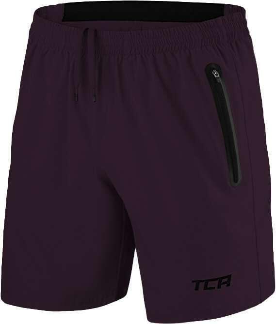 TCA Herren Elite Tech Leichte Laufhose - Gymshorts mit Reißverschlusstaschen