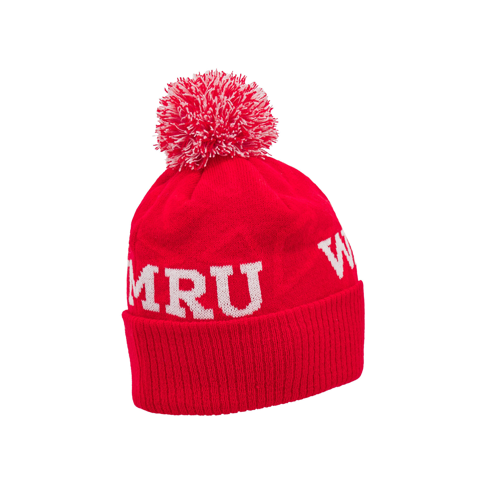 Wales WRU 24/25 Kids Pom Pom Beanie 2/4
