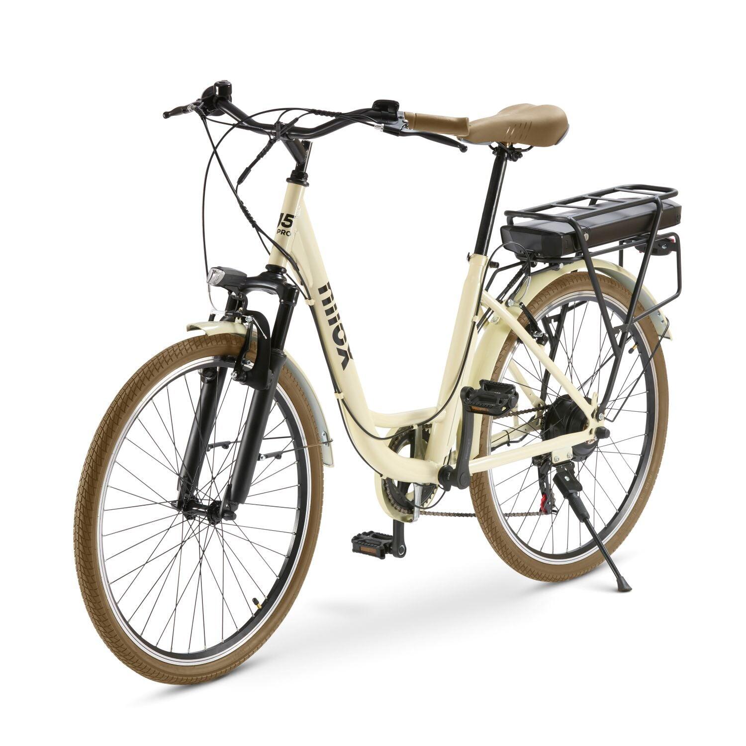 Bicicleta Eléctrica J5 Pro 26" – 65 km – Beige 4/7