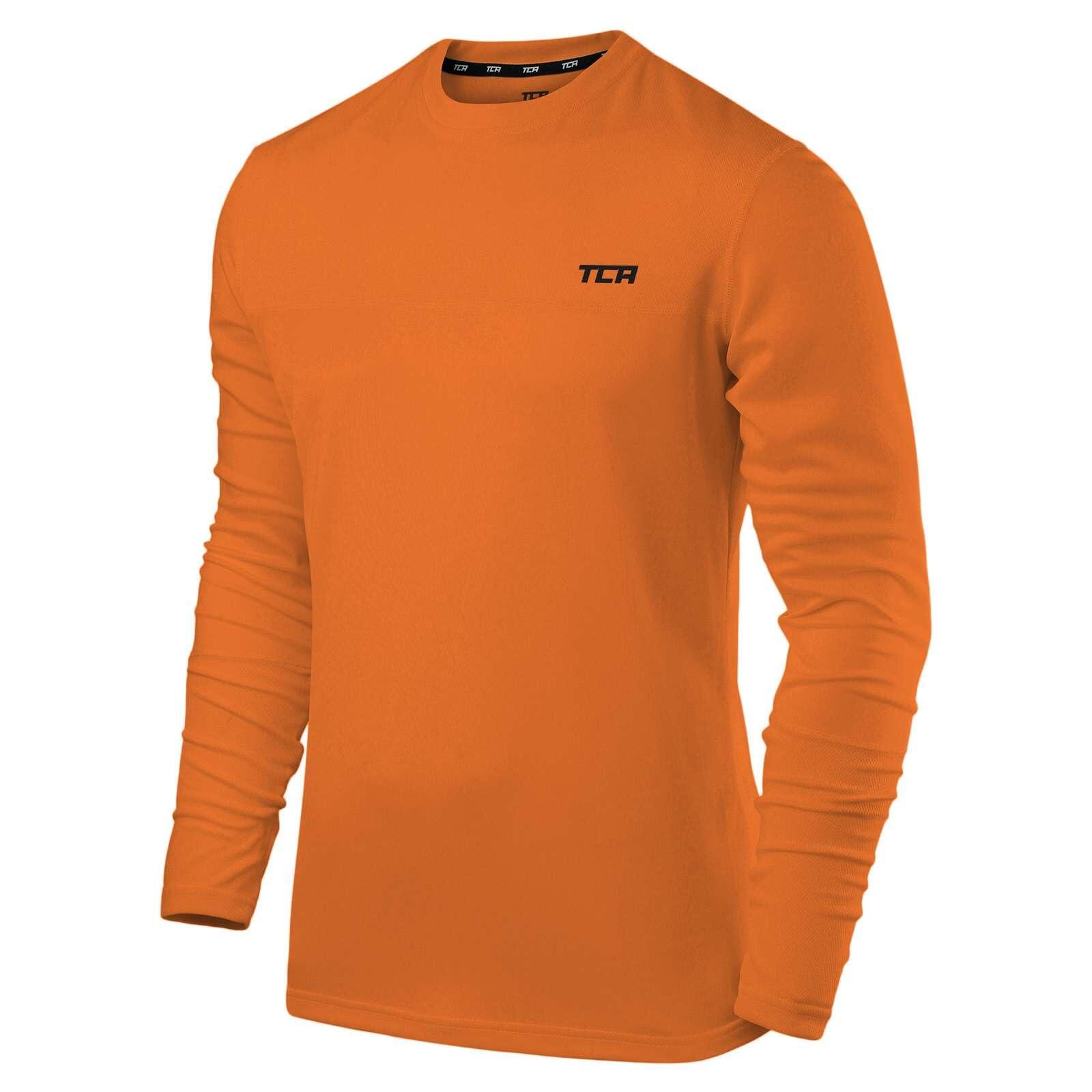 TCA Element Sport Langarmshirt Herren - Laufshirt Running Shirt atmungsaktiv