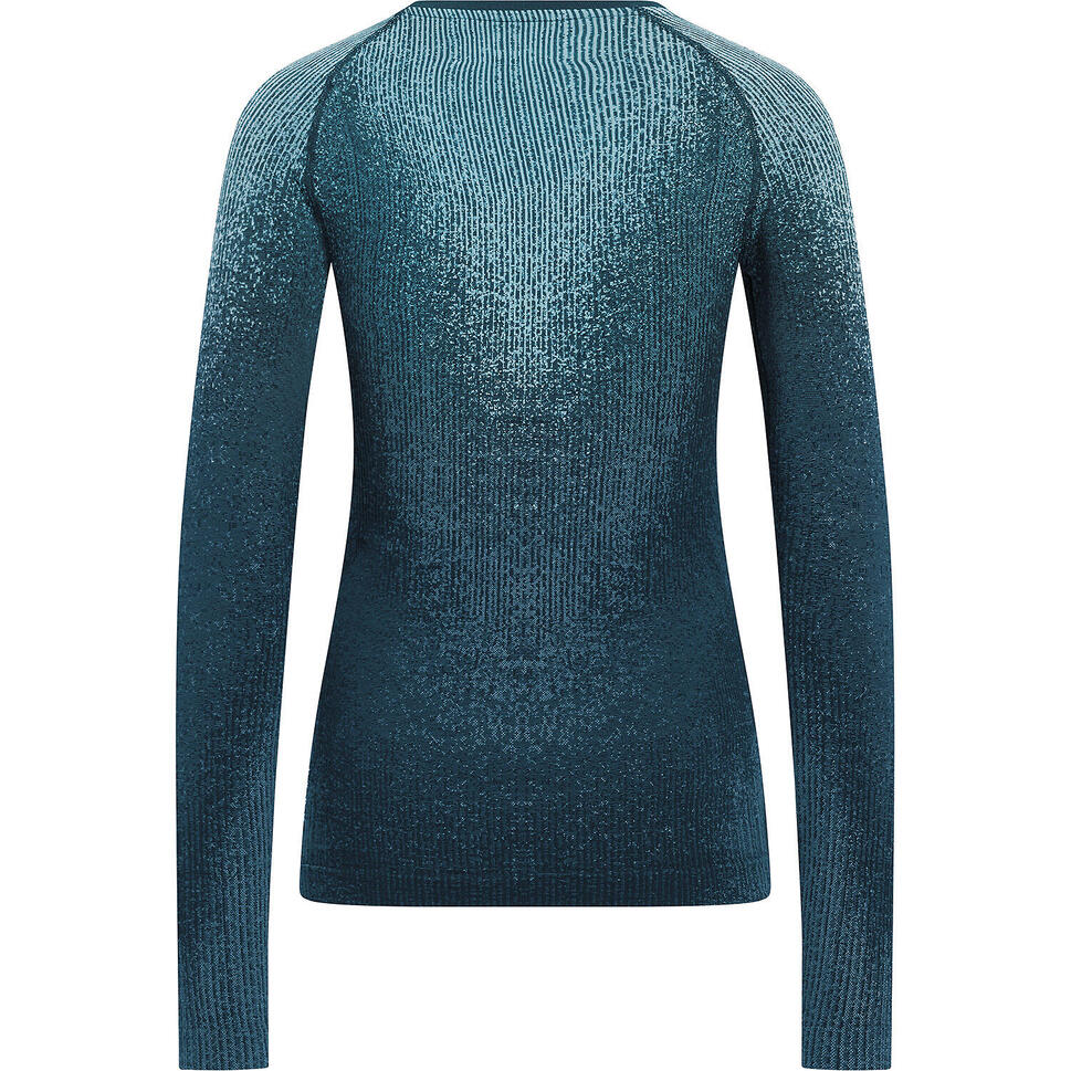 Bluza termoaktywna damska Odlo Performance Warm Blackcomb BL Top Crew Neck LS