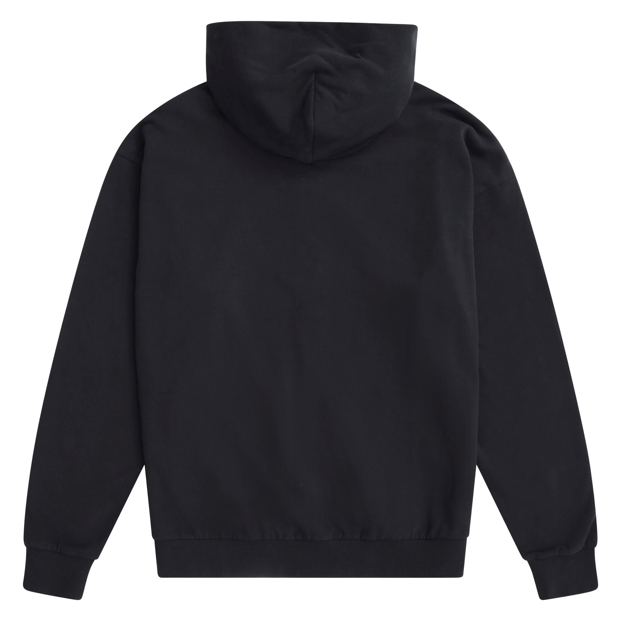 Mens Icon Logo Full Zip Hoodie (Black Camo) 2/3