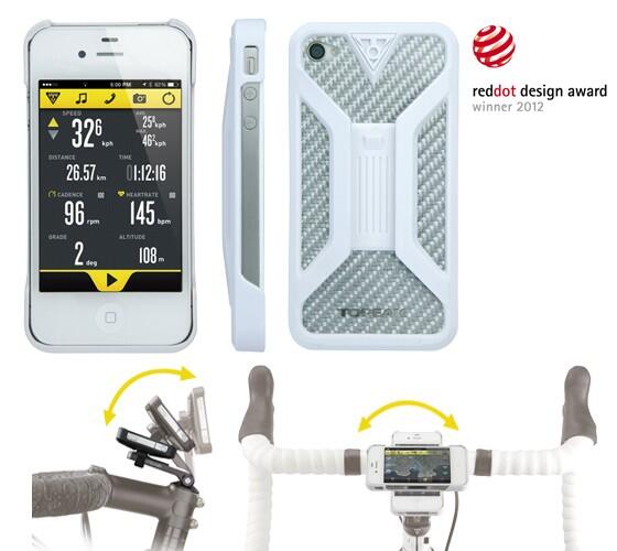 TOPEAK Suporte para telefone celular Topeak RideCase iP 4/4s