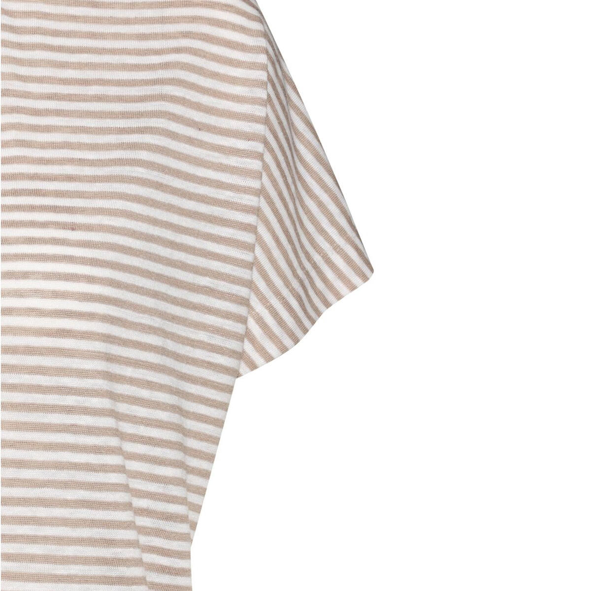 Womens/Ladies Enelina Striped Linen Blend Polo Shirt (Multicoloured) 3/3