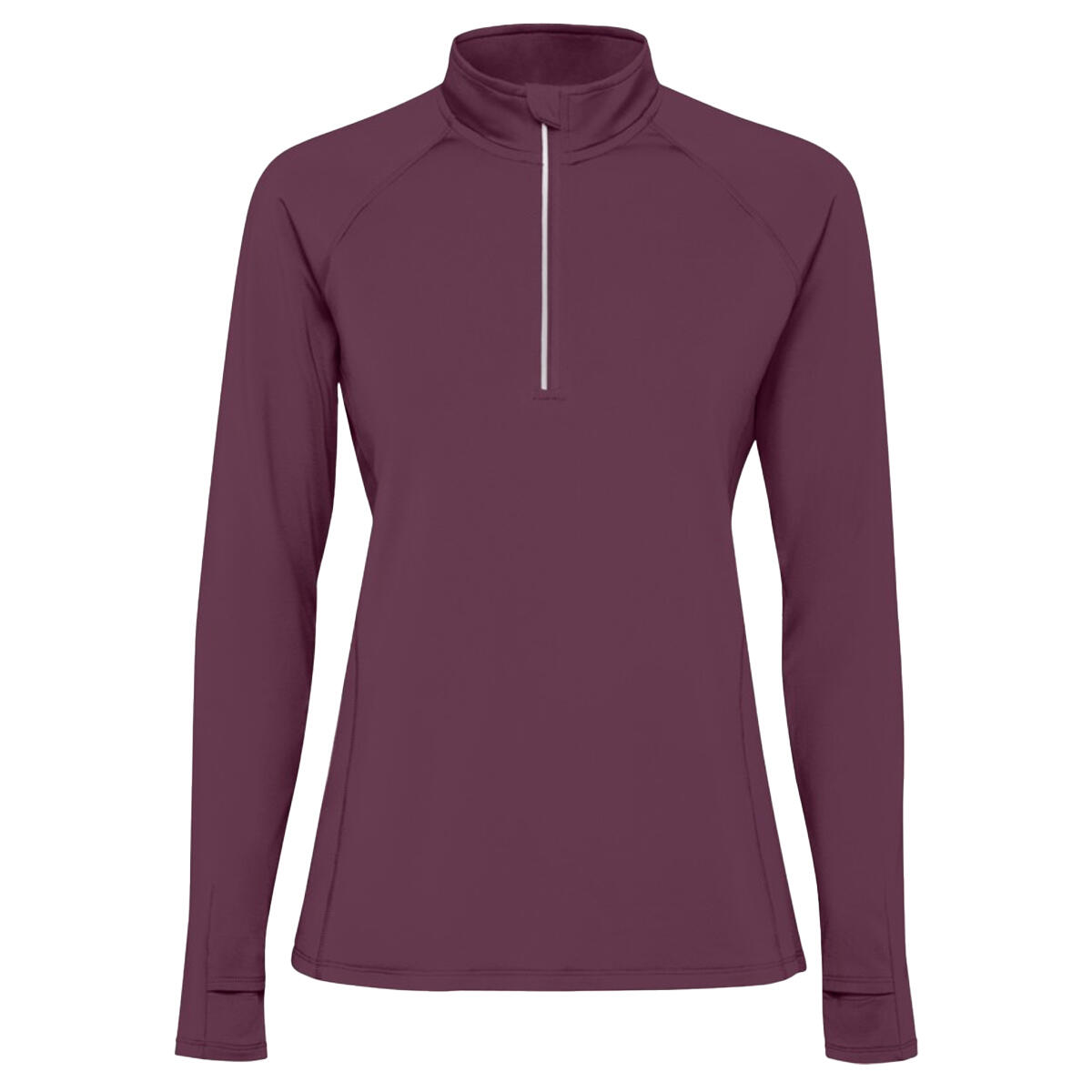 ROLY Womens/Ladies Estambul Quarter Zip LongSleeved Sweatshirt (Plum Red)