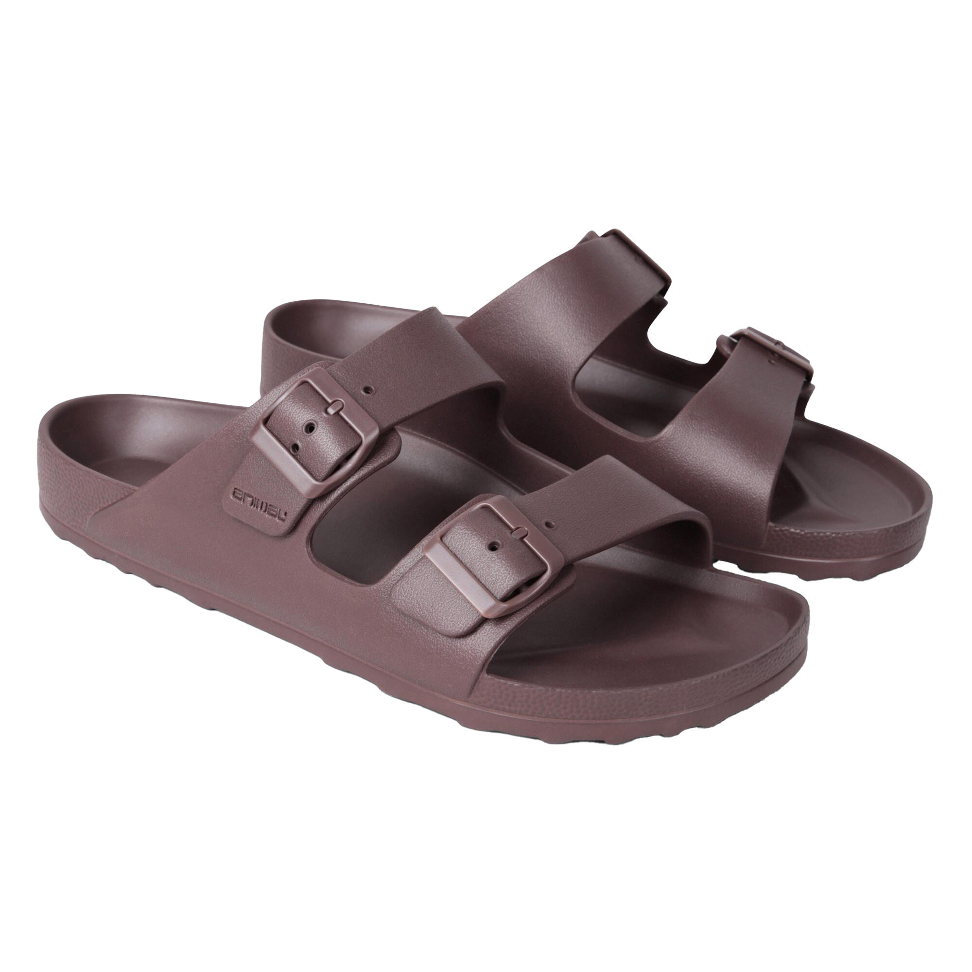 ANIMAL Mens Shore Sliders (Brown)
