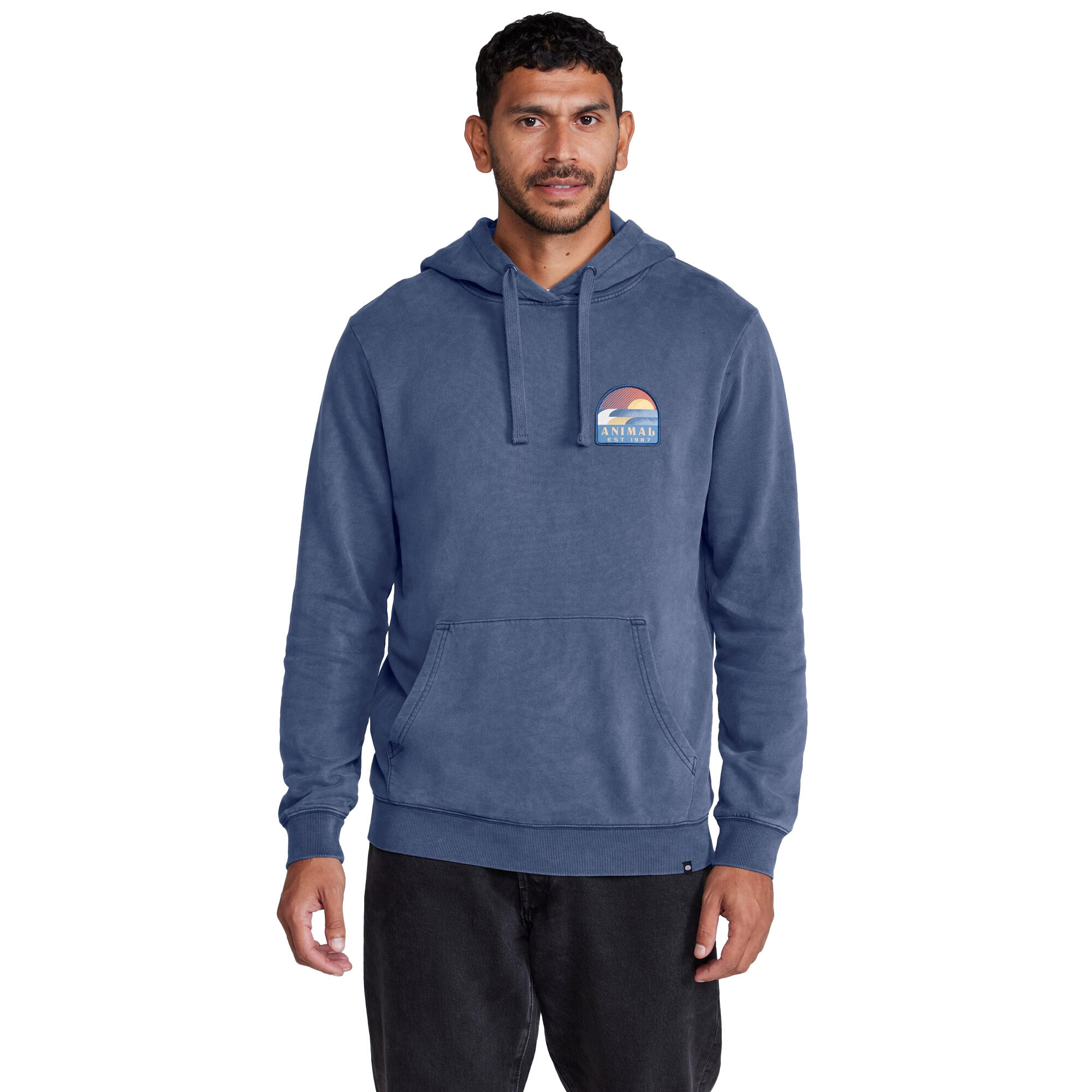 Mens River Hoodie (Blue) 1/3