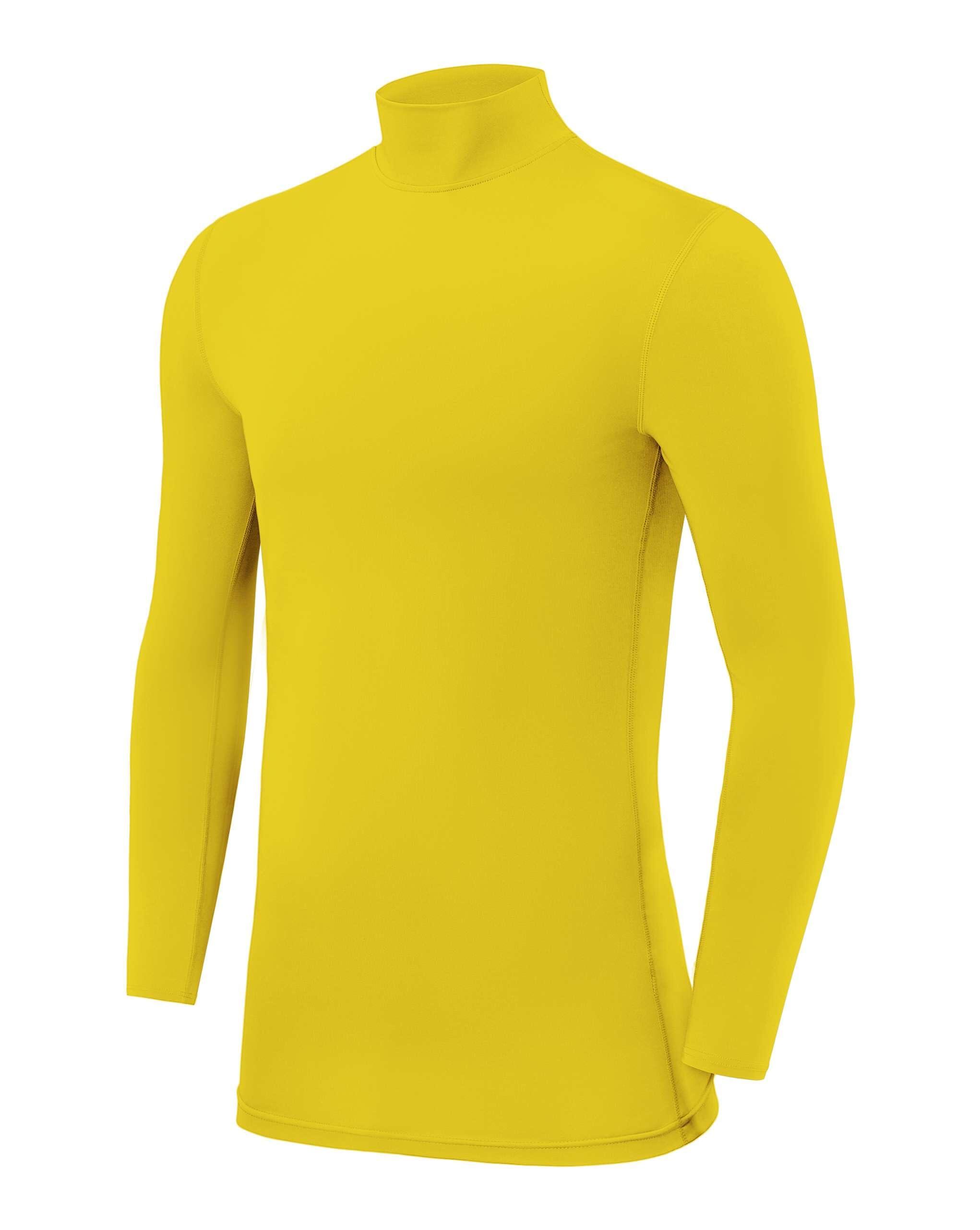 POWERLAYER Herren Kompressionsshirt Langarm – atmungsaktive Basisschicht für jede Sportart