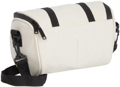 Kompakte und wasserabweisende Lenkertasche für das Fahrrad mit Schultergurt