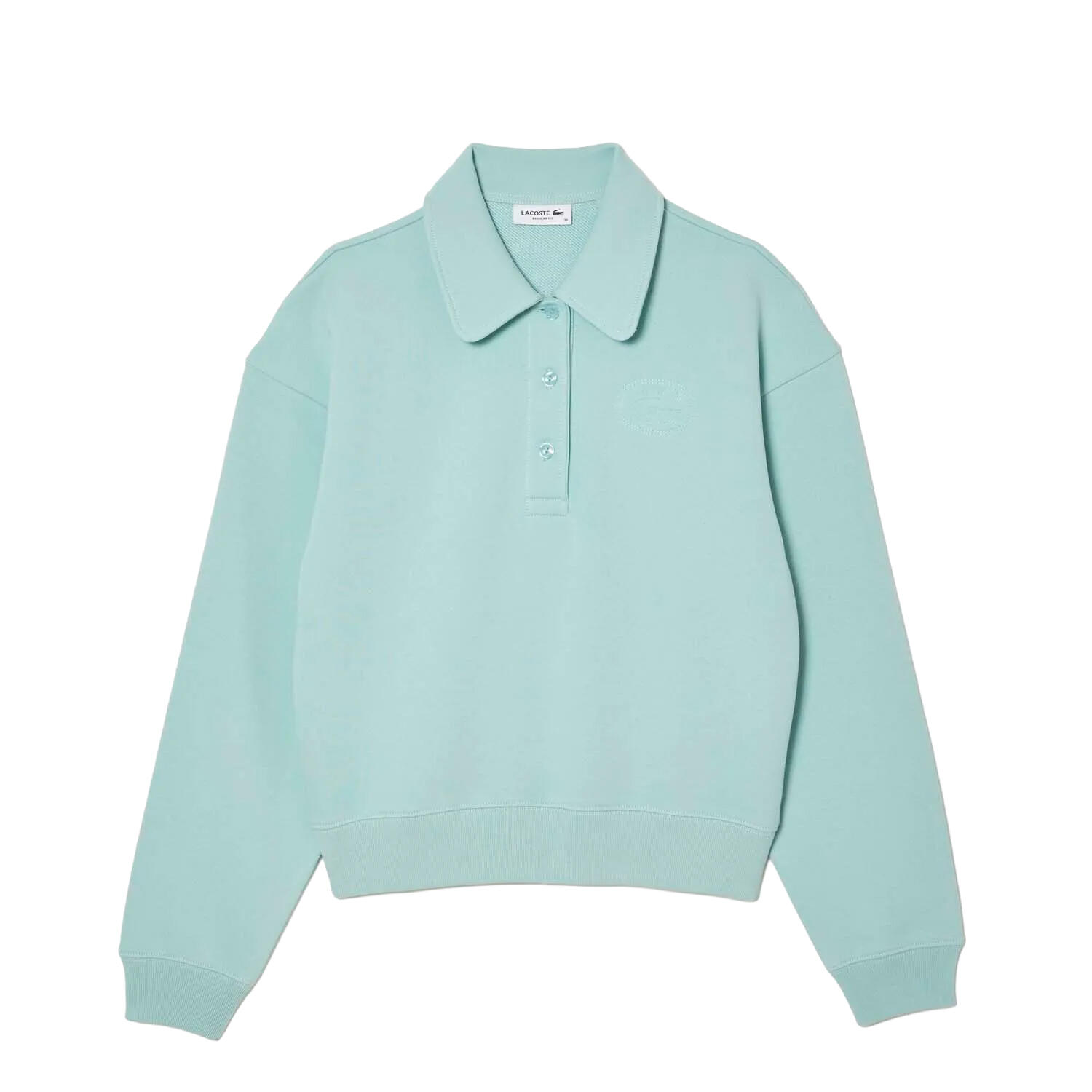 LACOSTE Womens/Ladies Relaxed Fit Polo Sweatshirt (Green)