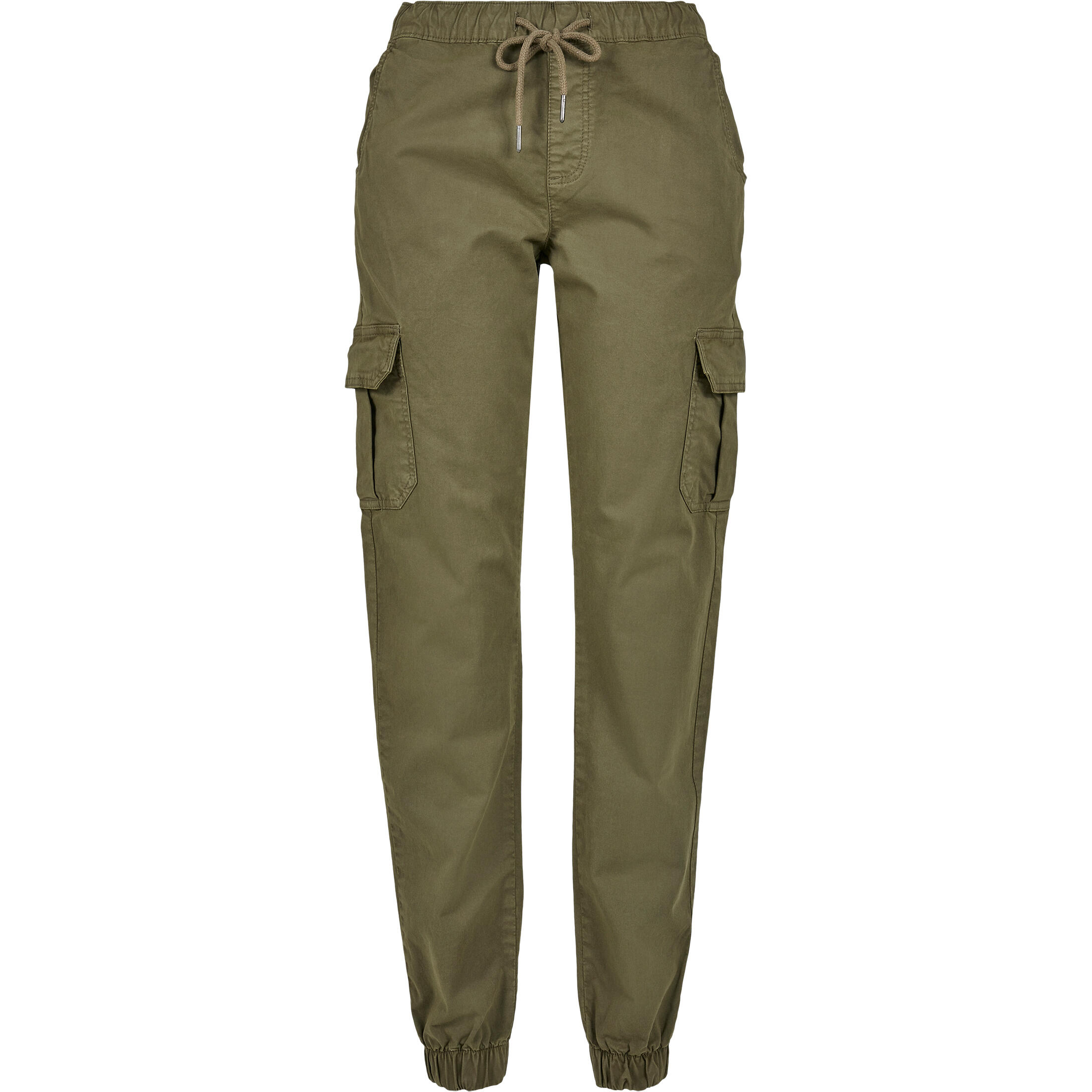 Urban Classics - Pantalon Femme Urban Classics High Waist Cargo Jogging - Pantalon De Chasse - Beige|blanc - Decathlon