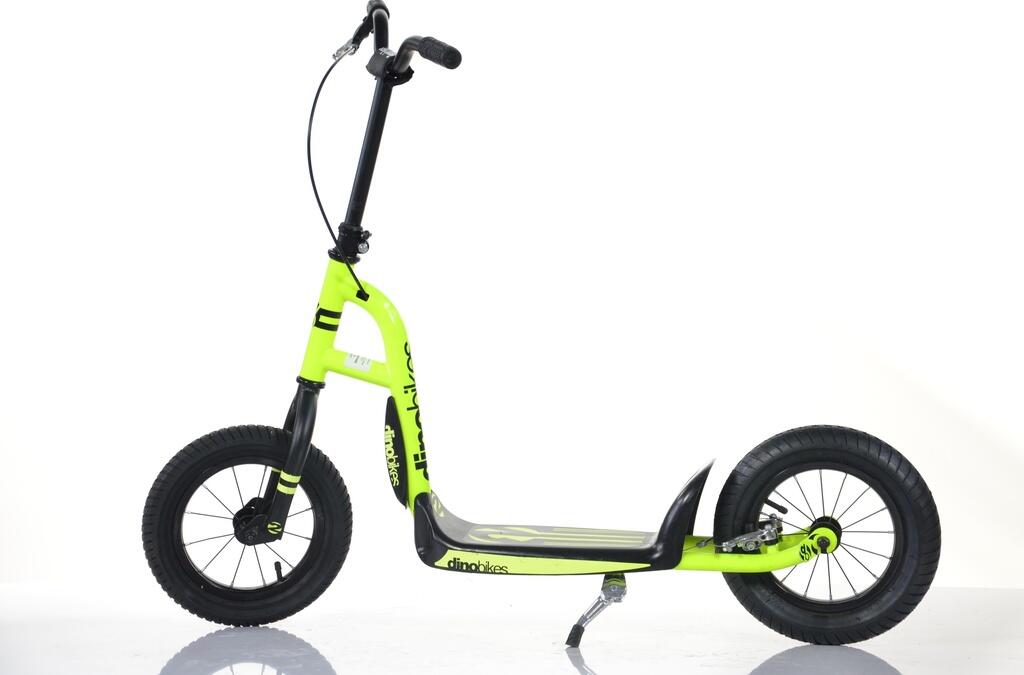 DINO BIKES Kick Scooter 303 Urban Crossover - Amarelo néon